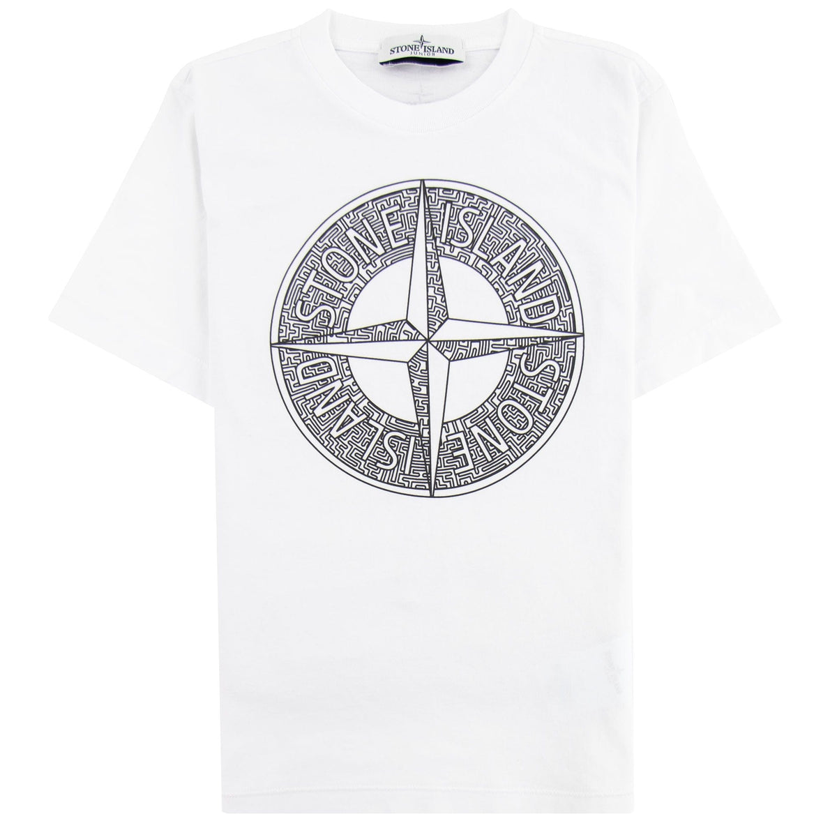 Stone Island Junior 21059 Maze T-shirt White V0001