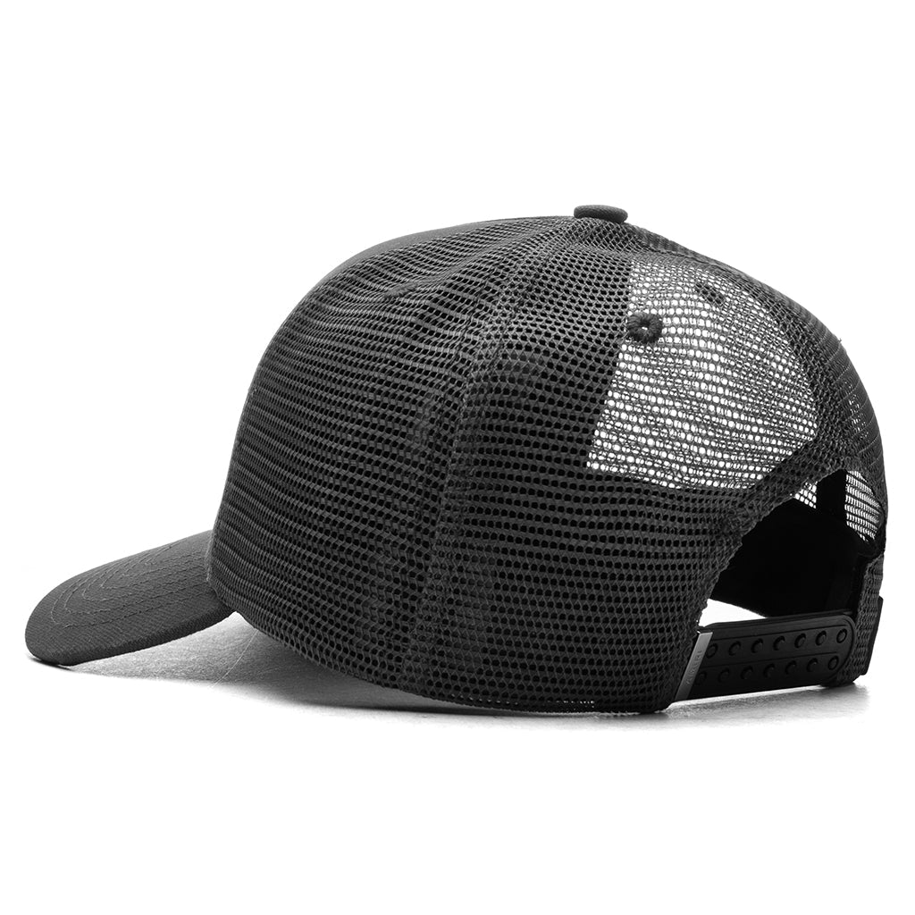 3 Star Trucker Hat - Black/White