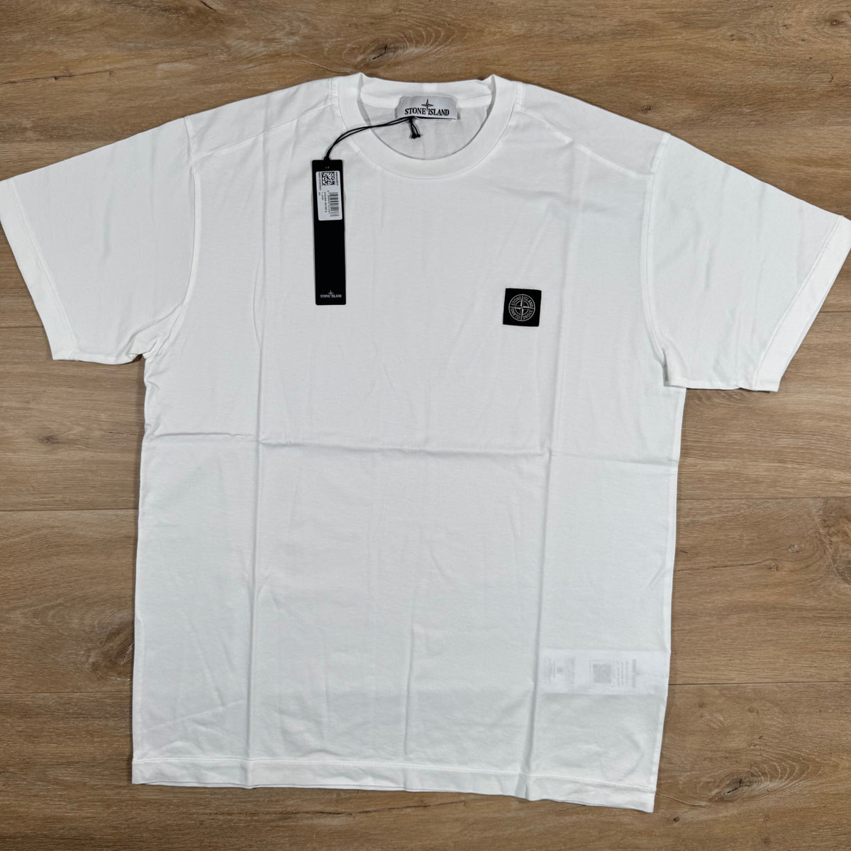 Stone Island Patch Logo T-Shirt in White