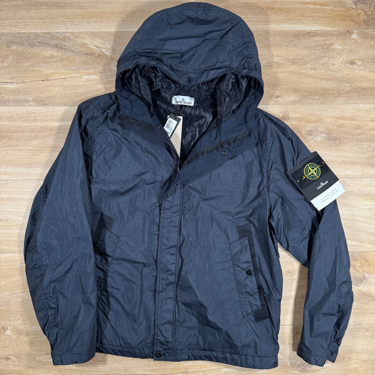 Stone Island Crinkle Reps R-NY Jacket in Navy