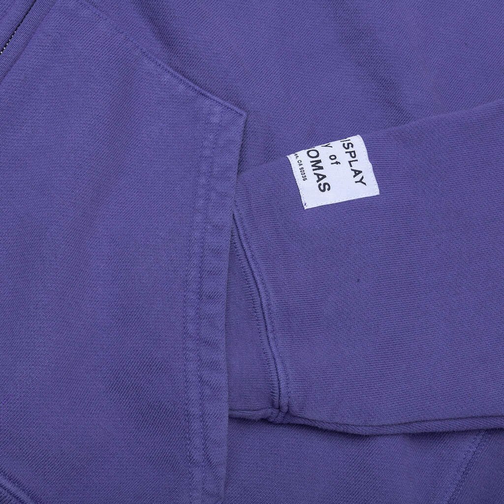 90's Full Zip - Washed Violet