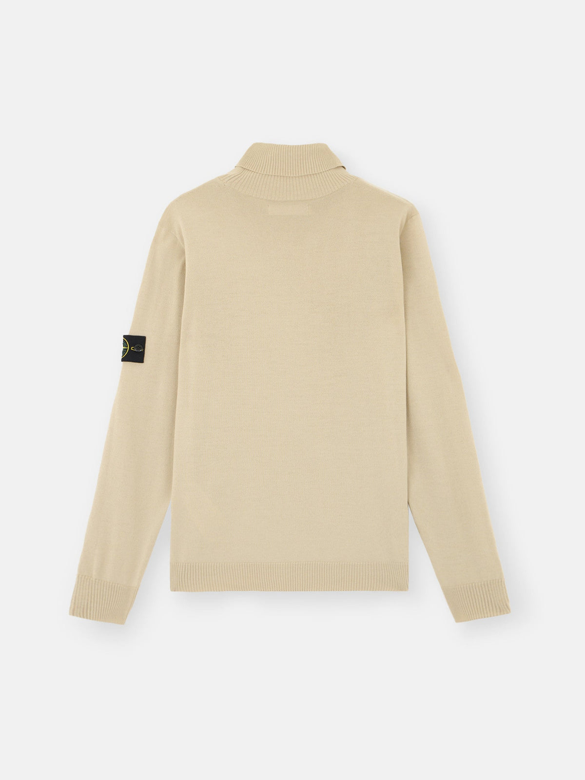 Stone Island Light Knit Roll Neck Sweatshirt 525C4 Stucco