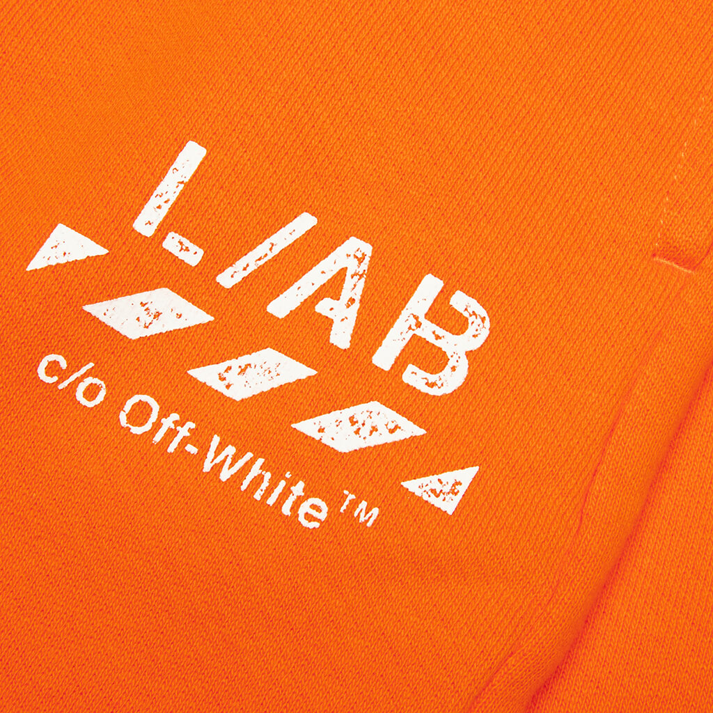 Core Diagonal Relaxed Sweatpants - Orange Tiger