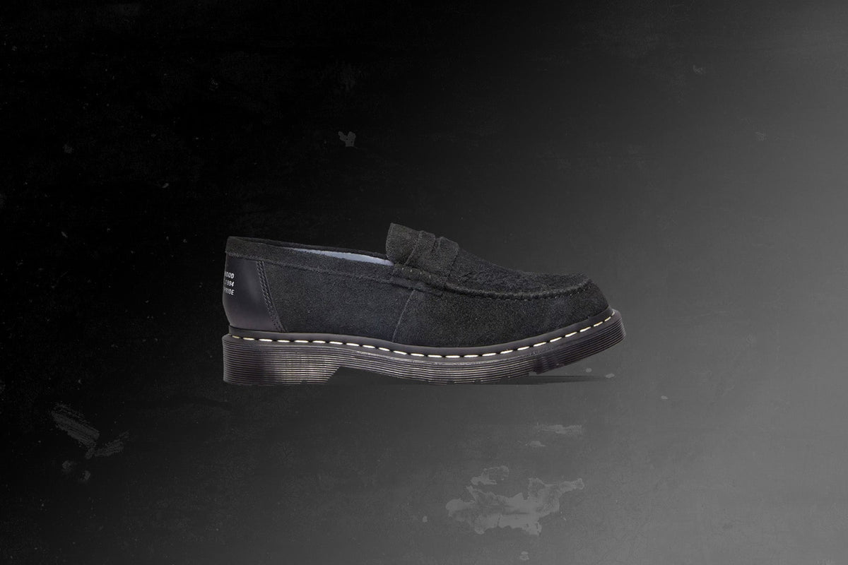Dr. Martens x Neighborhood Penton Creeper - Black Hairy Suede Smooth