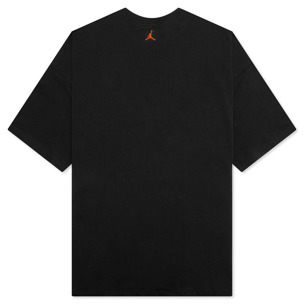 Women's Oversized Flight T-Shirt - Black/Orange/Grey