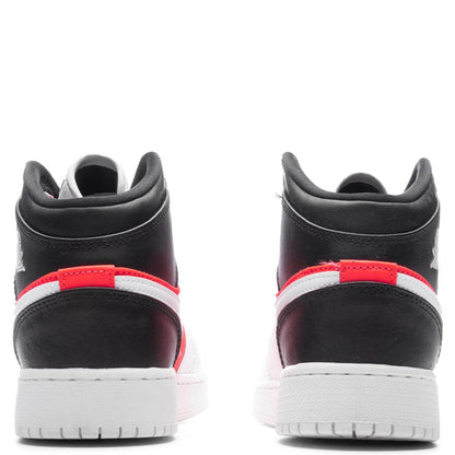 Jordan 1 Mid SE (GS) - Black/White/Infrared