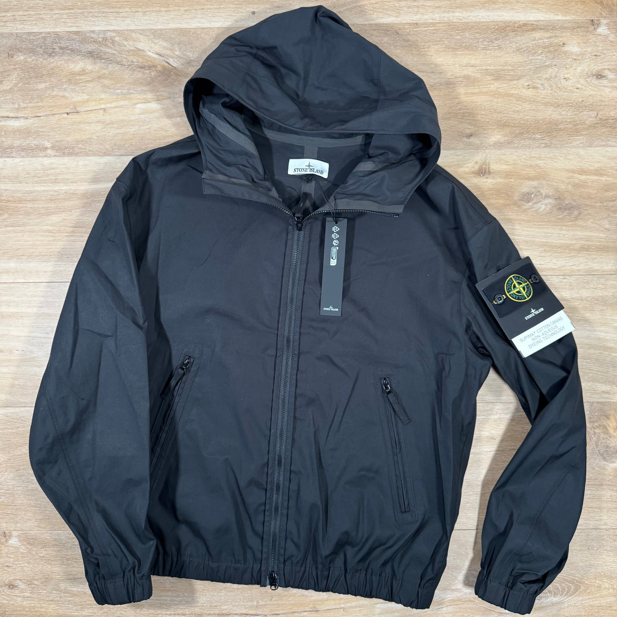 Stone Island Supima Canvas Jacket in Black