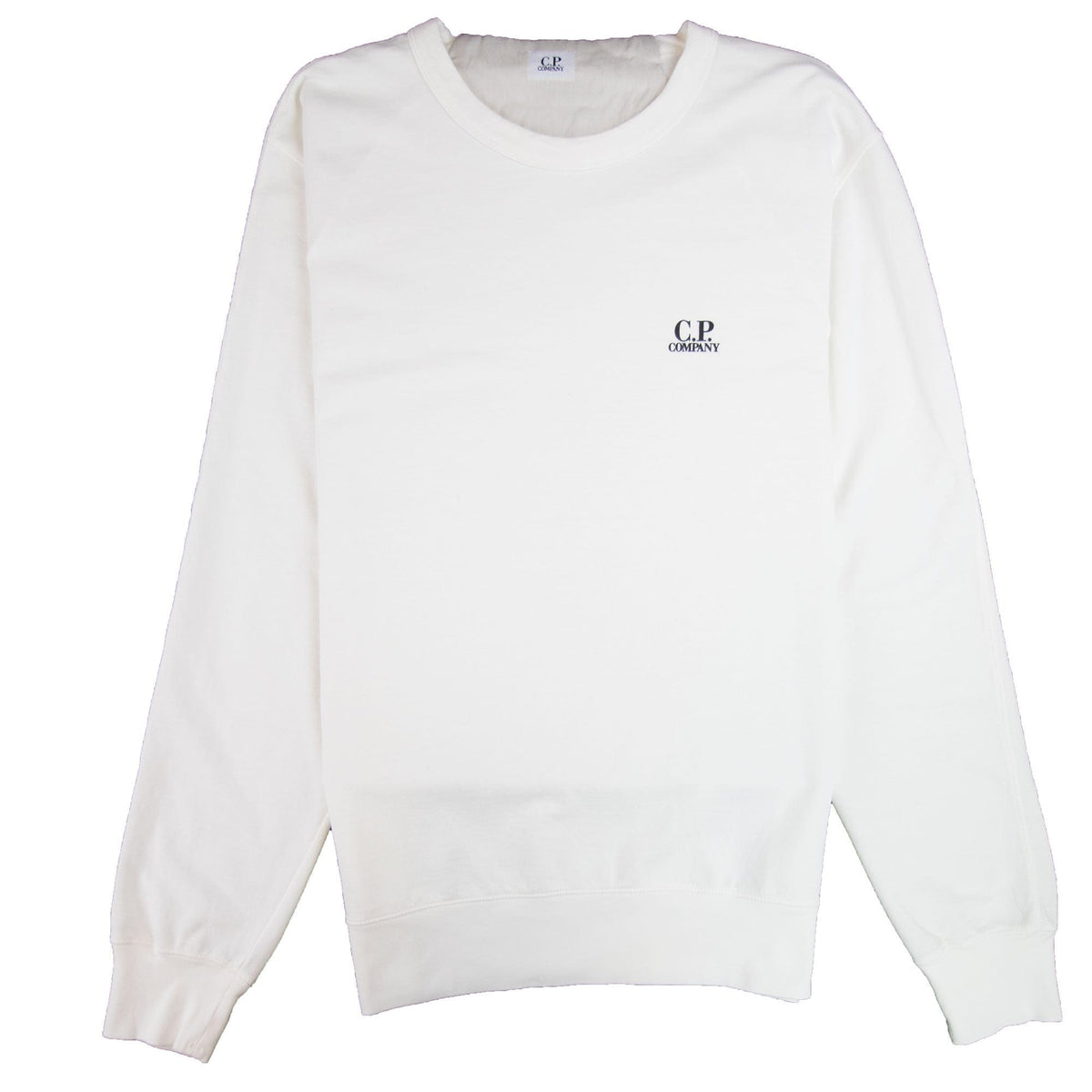 CP Company Chest Logo Sweatshirt White