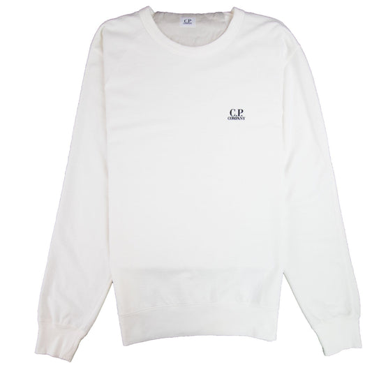 CP Company Chest Logo Sweatshirt White