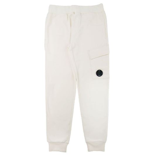CP Company Diagonal Raised Fleece Lens Sweat Pant Off White 103