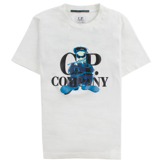 Cp Company Undersixteen Comics And Cars Logo T-shirt White 103