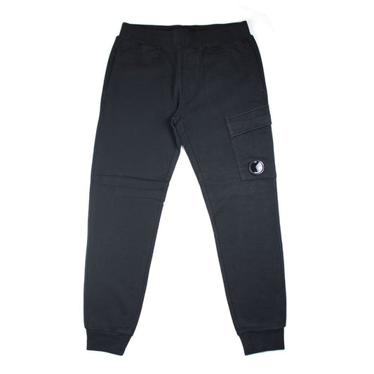 Cp Company Diagonal Fleece Bottoms Black 392
