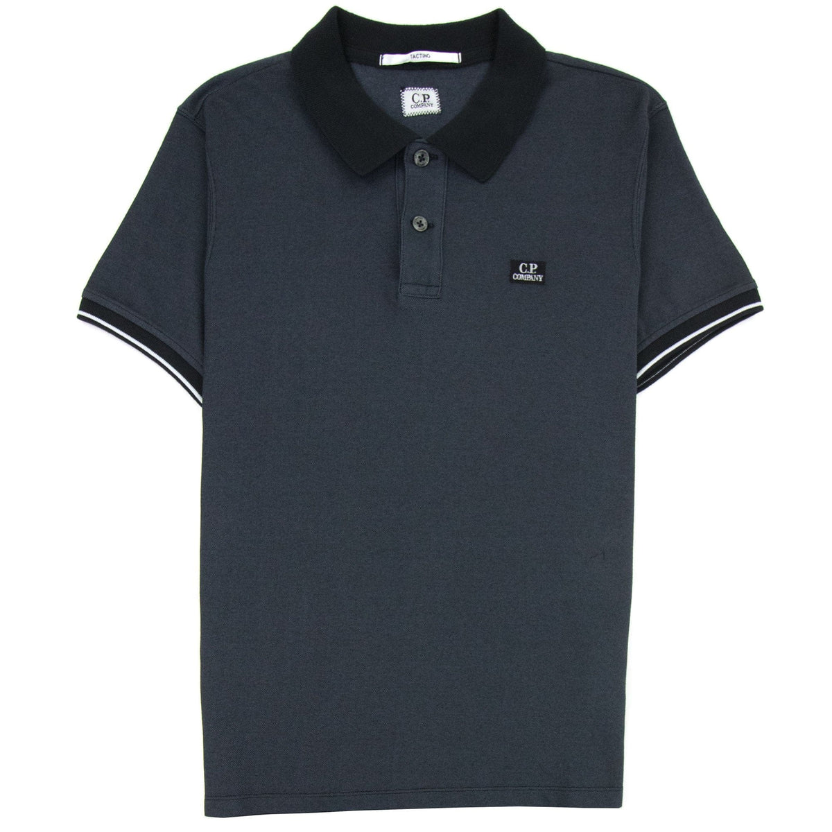 Cp Company Tacting Short Sleeve Polo Black 999