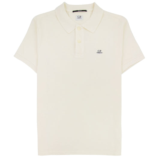 CP Company Chest Logo Polo Off White 103