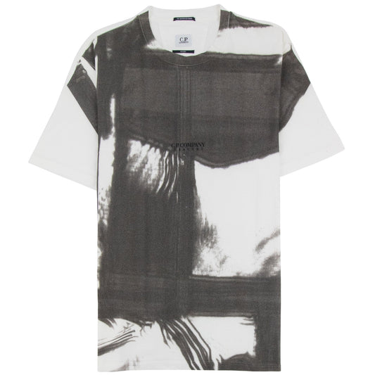 Cp Company Metropolis Digital Print T Shirt Black 999