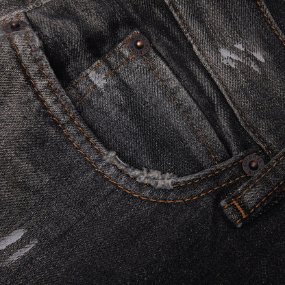1981 U Black Trafalgar Loose Fit Jeans - Black