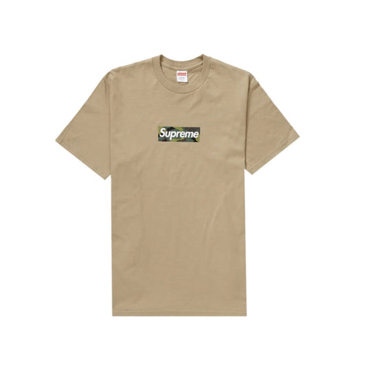 SUPREME BOX LOGO TEE KHAKI (FW23)