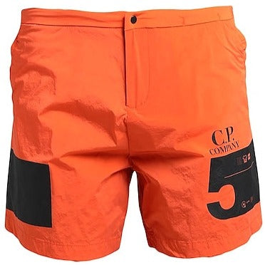 CP Company Orange Logo Swimshorts
