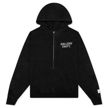 90's Full Zip - Black