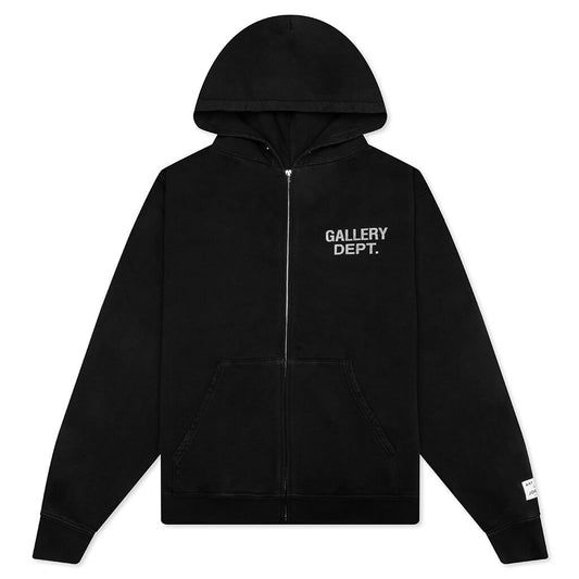 90's Full Zip - Black