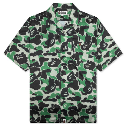 ABC Camo Open Collar S/S Shirt - Green