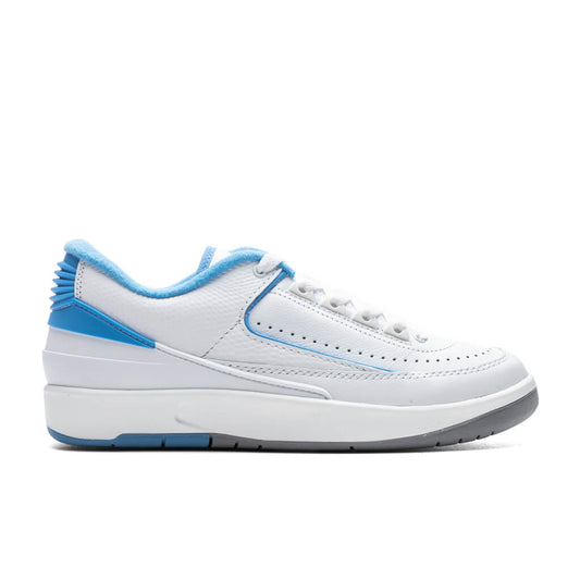 Air Jordan 2 Retro Low (GS) - White/University Blue/Cement Grey