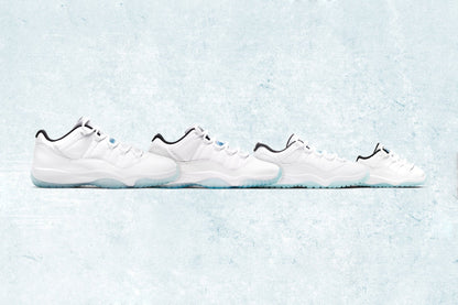 Air Jordan 11 Retro Low (PS) - White/Legend Blue