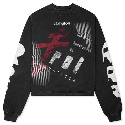 Apocrypha CVA Crewneck - Mechanic Black
