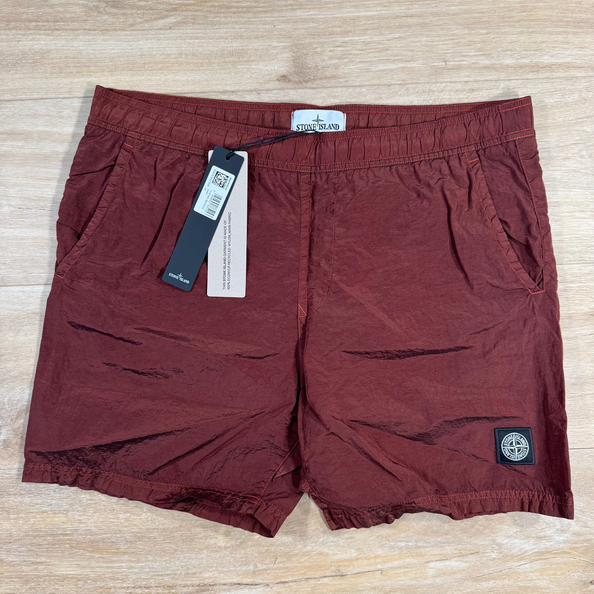 Stone Island Nylon Metal Swim Shorts in Copper