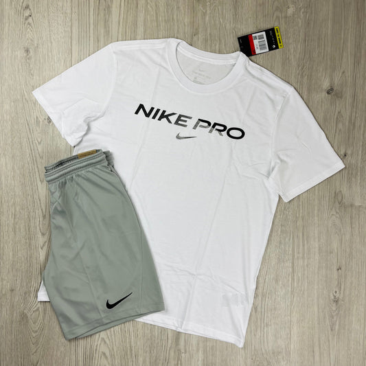 Nike Dri-Fit Pro Set - White/Grey