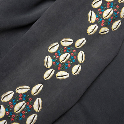 Barriers Cowrie Shell Hoodie - Vintage Black