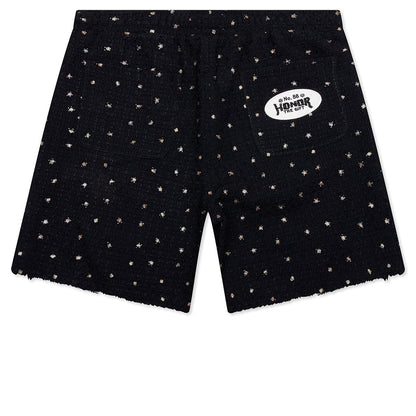 Beaded Shorts - Black