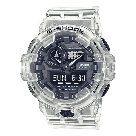 CASIO G-Shock Analog-Digital 'White' GA-700SKE-7A