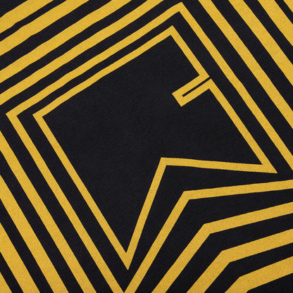 Chevron Logo Repeat Tee - Vintage Black