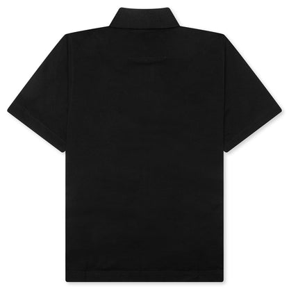 Polo in Cotton With 4G Detail - Black