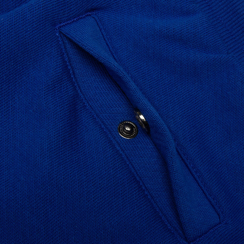 Core Diagonal Relaxed Sweatpants - Cobalt Blue