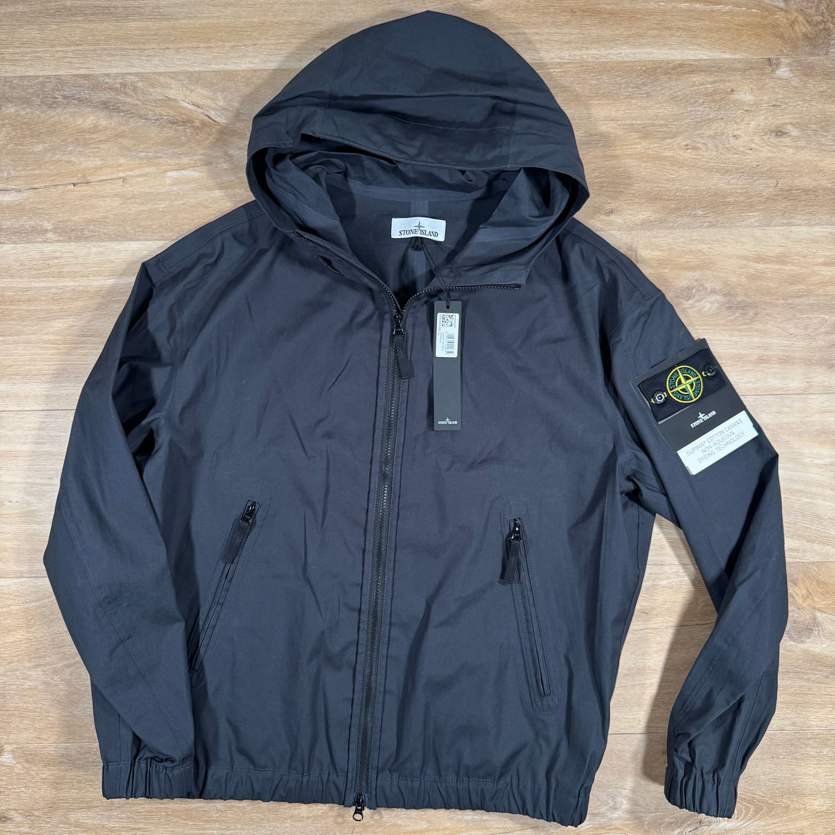 Stone Island Supima Canvas Jacket in Navy