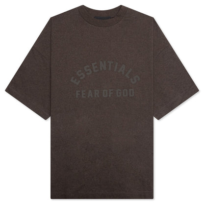 Essentials Heavy S/S Tee - Heather Wood