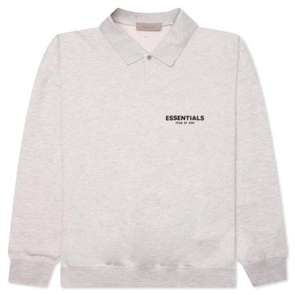Core L/S Polo - Light Oatmeal