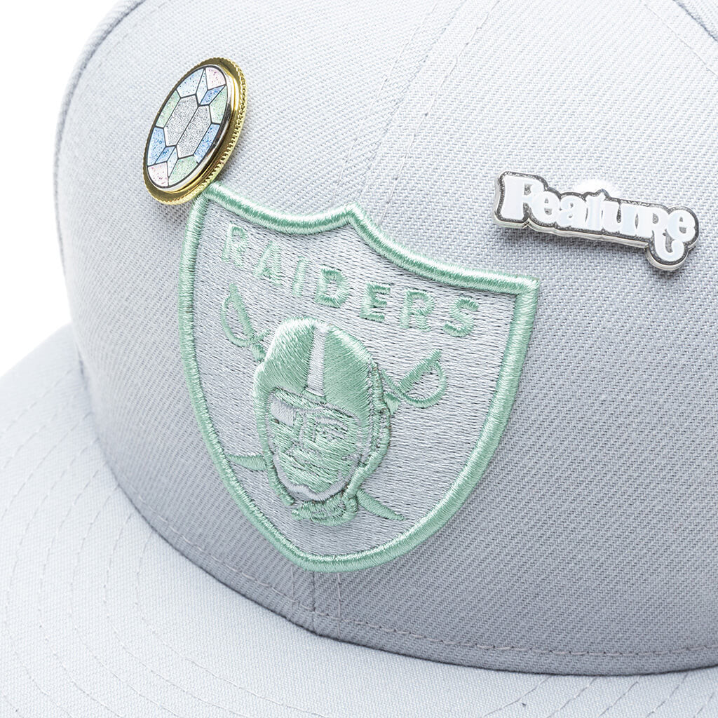 Feature x New Era 'Opal' 59FIFTY Fitted - Las Vegas Raiders