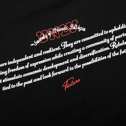Feature x UNLV Chrome Rebels Tee - Black
