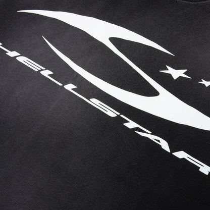H Cursive Logo T-Shirt - Black