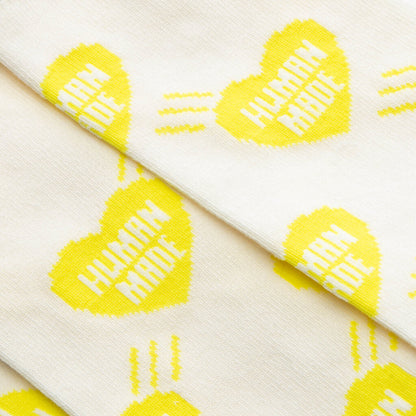 Heart Socks - Yellow