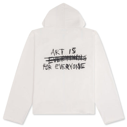 Honor Art Institute Zip Hoodie - Bone