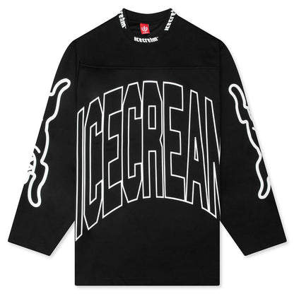 Hyperdrive L/S Knit Tee - Black