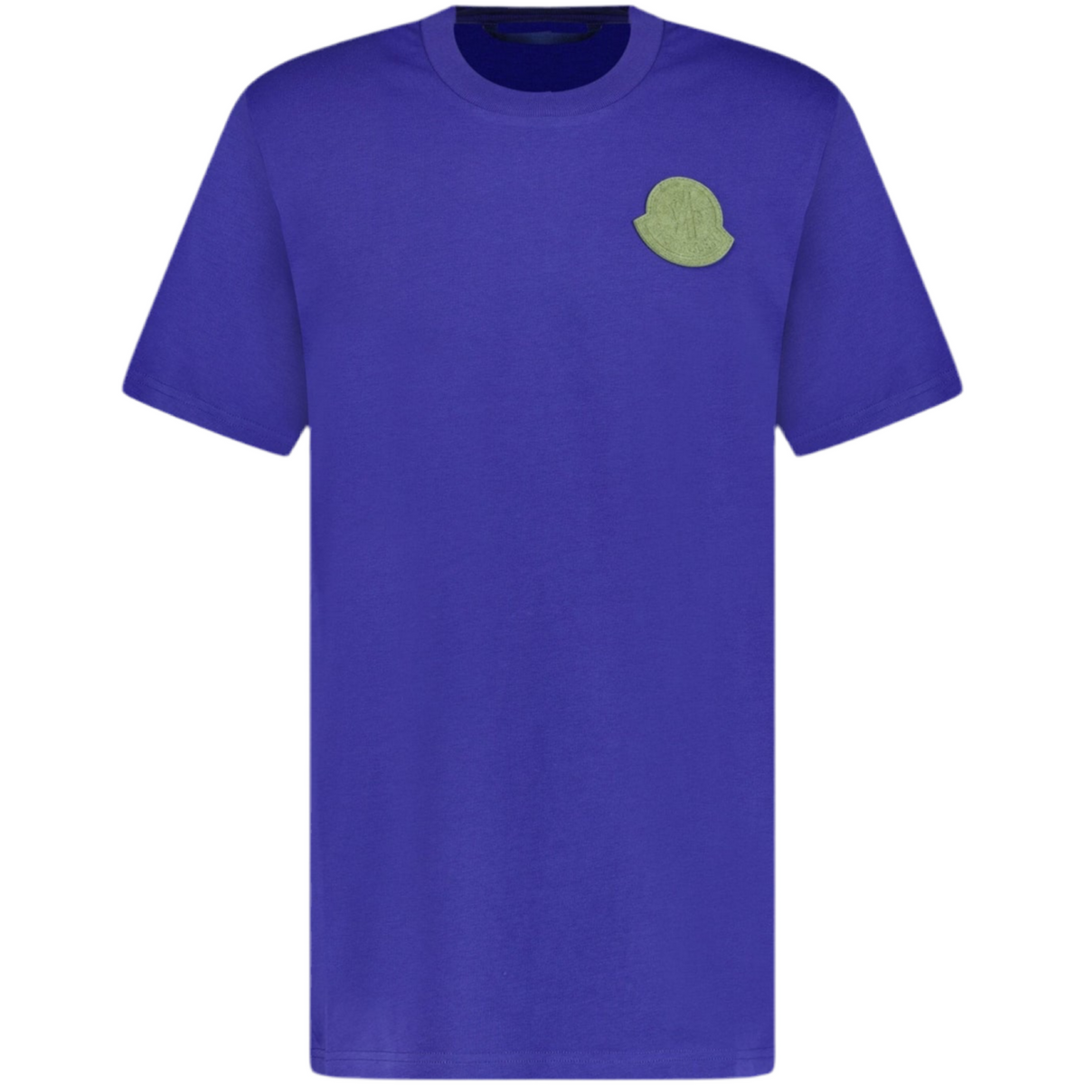 Moncler Blue Applique Logo T-Shirt