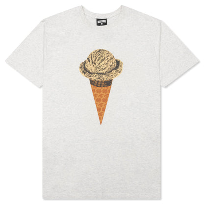 Neopolitan S/S Tee - Light Heather Grey