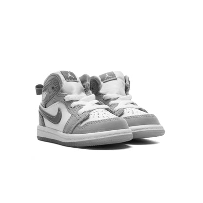 Jordan 1 Mid SE (TD) - White/Cool Grey/Medium Grey