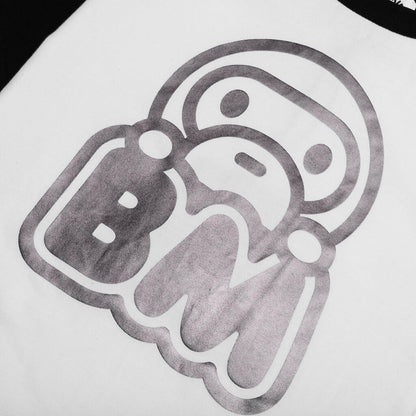 Kid's Baby Milo Raglan Tee - White