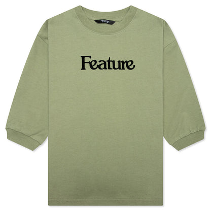 Kids Academy L/S T-Shirt - Oil Green